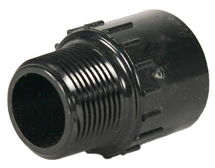 Dura Schedule 40 PVC Male Adapter 1-1/2" Slip x 1-1/2" Thread