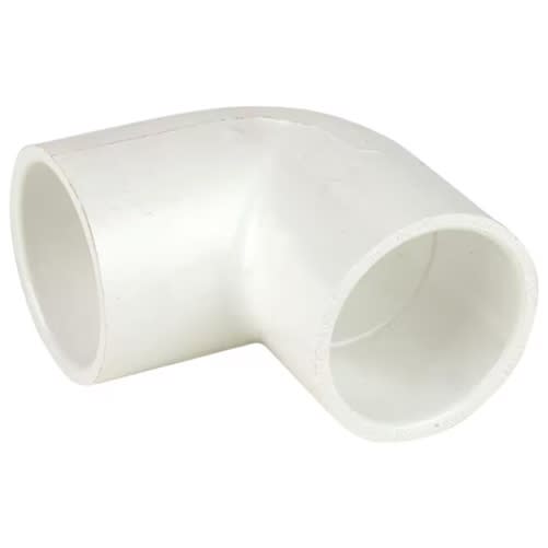 Dura Schedule 40 PVC Elbow 1" Slip X 1" Slip White