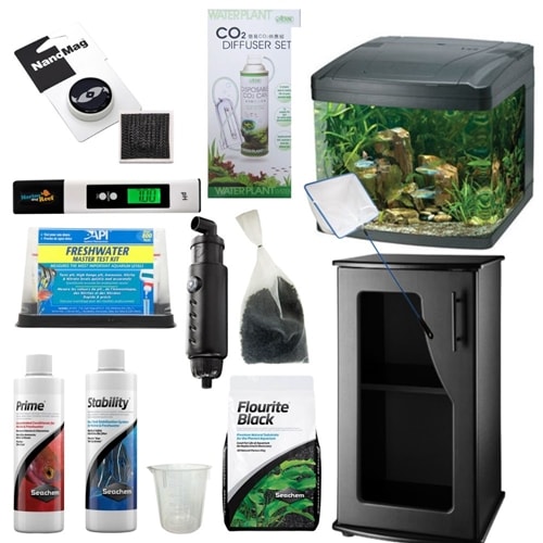 Coralife Size 16 LED BioCube Freshwater Planted Aquarium Package Coralife Size 16 LED BioCube Freshwater Planted Aquarium Package