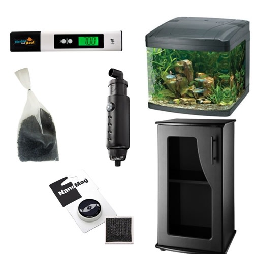 Coralife Size 16 LED BioCube Basic Freshwater Aquarium Package Coralife Size 16 LED BioCube Basic Freshwater Aquarium Package