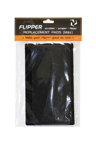 Flipper Max Replacement Pads NEW STYLE (1X Felt, 1X Scrubber Pad & 2X Small Pads)