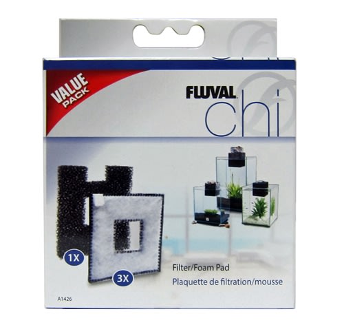 Fluval Chi Replacement Pad 3-Pack & Foam Set Fluval A-1426 Fluval Chi Replacement Pad 3-Pack & Foam Set Fluval A-1426