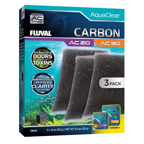 AquaClear AC20/30 Activated Carbon Insert 3-pack