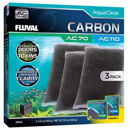 AquaClear AC70/110 Activated Carbon Insert 3-pack AquaClear AC70/110 Activated Carbon Insert 3-pack