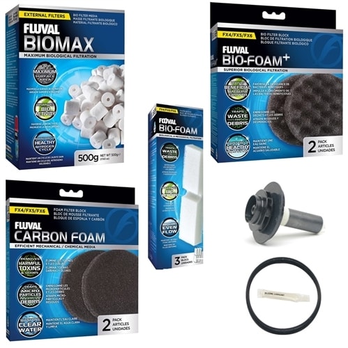Fluval FX5/FX6 Canister Filter ANNUAL Maintenance Kit Package