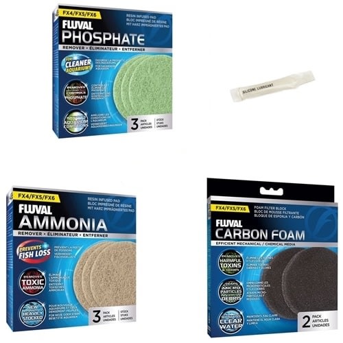 Fluval FX4/FX5/FX6 Monthly Service Kit w/ Pads Package Fluval FX4/FX5/FX6 Monthly Service Kit w/ Pads Package