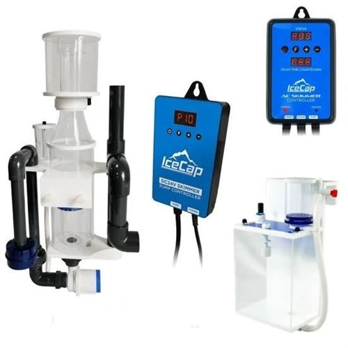 IceCap K3-200 HOB Protein Skimmer, AC Skimmer Controller & 2.5 Liter HOB Waste Collector Package