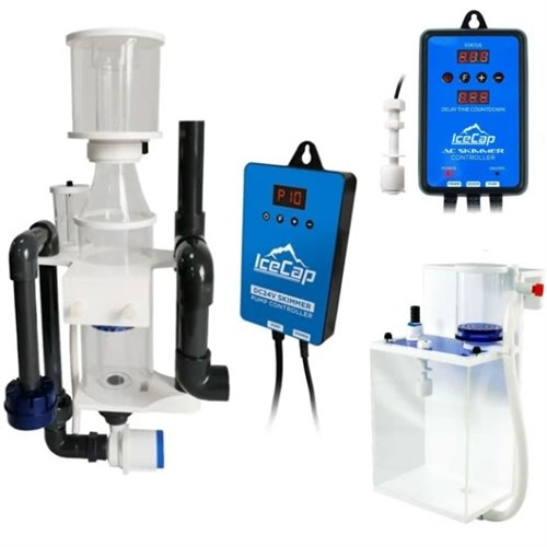 IceCap K3-250 HOB Protein Skimmer, AC Skimmer Controller & 2.5 Liter HOB Waste Collector Package