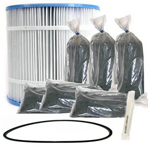Inland Seas Nu-Clear Canister Filter Replacement Cartridge, 25 Micron, with O-Ring & Lubricant & Carbon 6-Pack Package Inland Seas Nu-Clear Canister Filter Replacement Cartridge, 25 Micron, with O-Ring & Lubricant & Carbon 6-Pack Package