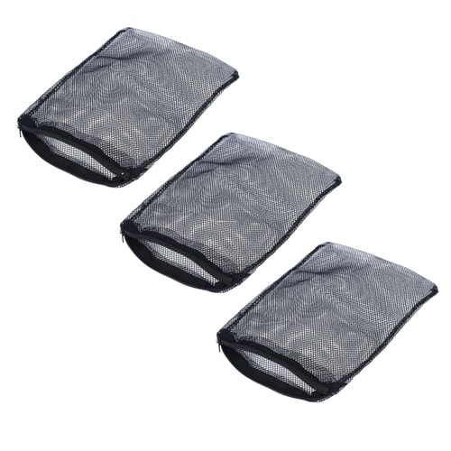 Inland Seas Black Mesh Media Bag w/Zipper 6" x 11" (3 Pack) Inland Seas Black Mesh Media Bag w/Zipper 6" x 11" (3 Pack)