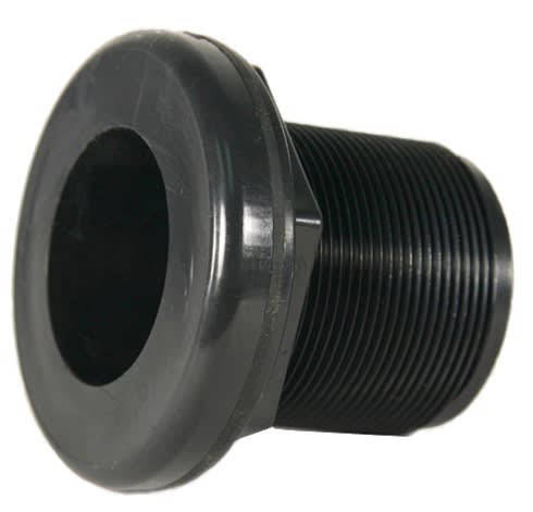 JT Manufacturing Bulkhead 1/2" Slip x Slip, Black JT Manufacturing Bulkhead 1/2" Slip x Slip, Black