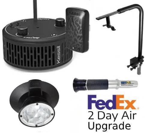 Kessil A360XE Tuna Blue LED Light, Mounting Arm, WiFi Dongle & Extra Narrow Reflector DEEP TANK Package