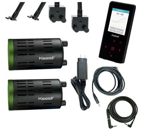 Kessil TWO A160 Tuna Sun LED Lights with New Spectral Controller X & TWO Gooseneck Package Kessil TWO A160 Tuna Sun LED Lights with New Spectral Controller X & TWO Gooseneck Package