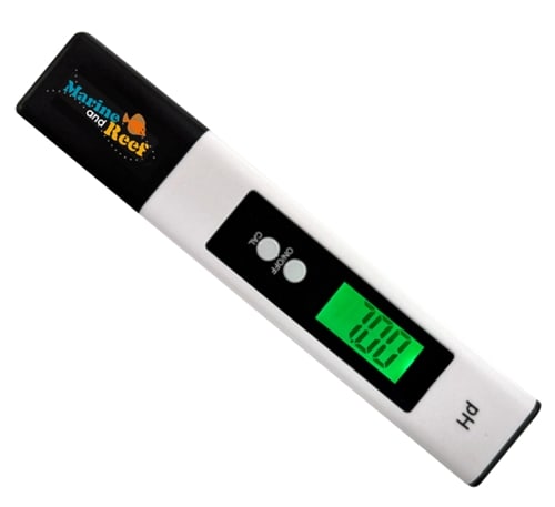 The MarineAndReef.com pH Tester is designed for fresh and salt water testing. With a range of 0.00-14.00pH, it is the multi tool of the pH testing world! The MarineAndReef.com pH Tester is designed for fresh and salt water testing. With a range of 0.00-14.00pH, it is the multi tool of the pH testing world!
