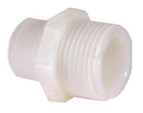 Nylon Nipple 1" MPT x 1" MPT
