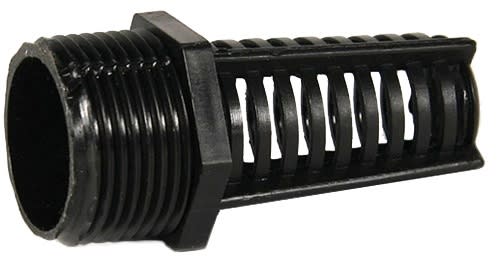 Lifegard Aquatics Suction Screen 2" MPT, Black