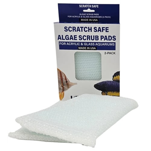 Lifegard Aquatics 4" x 6" Algae Scrub Pad for Glass & Acrylic Tanks 2-Pack