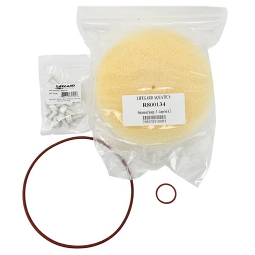 Lifegard Replacement Sponges, Nylon Screws, O-Rings for Medium Side & Top Flow Reactor (800166)