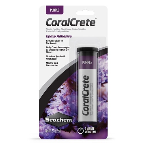 Seachem CoralCrete Purple Epoxy, 2 oz Seachem CoralCrete Purple Epoxy, 2 oz