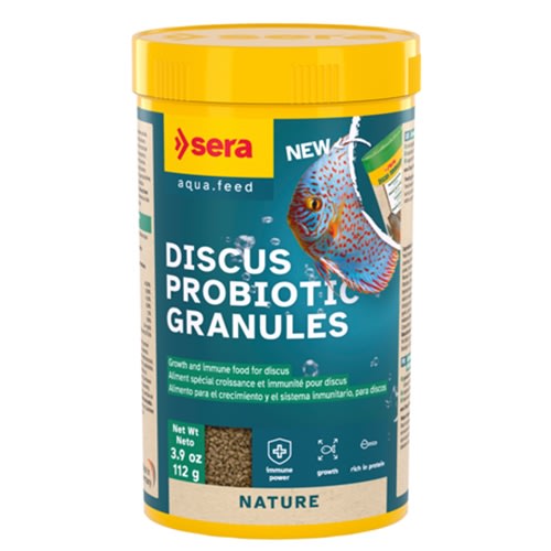 Sera Discus Probiotic Granules Food, 3.9 oz