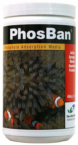 Two Little Fishies PhosBan Phosphate Adsorption Media 454g Jar Two Little Fishies PhosBan Phosphate Adsorption Media 454g Jar