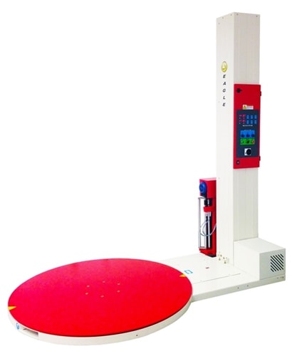 STRETCH WRAPPER, POWERED PRE-STRETCH, 3500# CAPACITY, LOW PROFILE w/RAMP