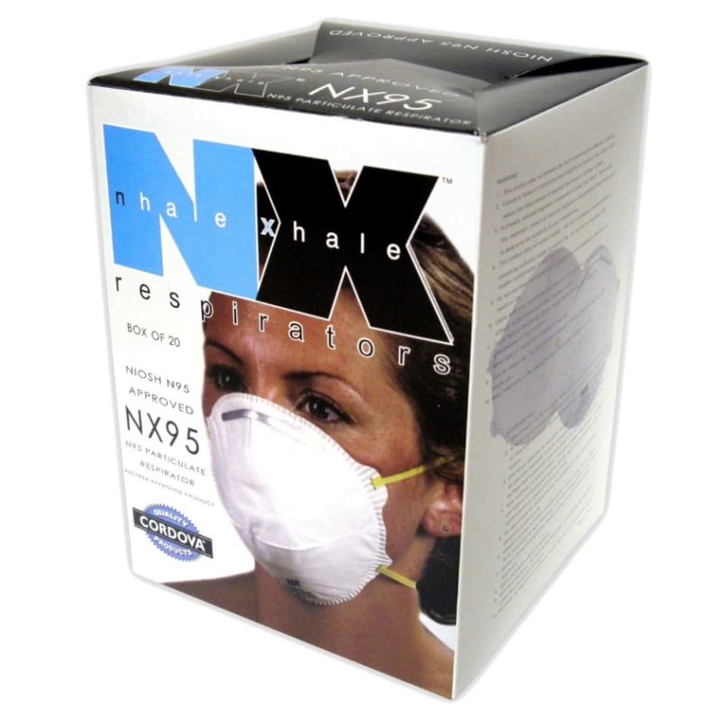 N95 Respirators with Valve - 10/BX 2BX/CS N95 Respirators with Valve - 10/BX 2BX/CS