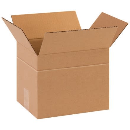 Box, 10 x 8 x 8 Multi-Depth 6" 200# / 32 ECT 25 bdl./ 500 bale