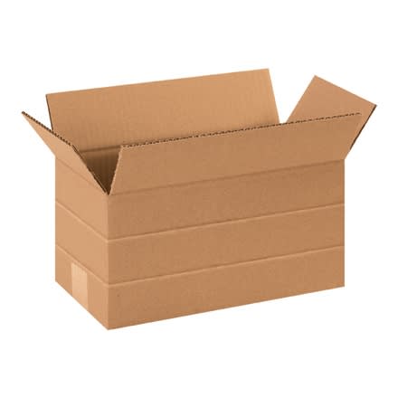Box, 12 x 6 x 6 Multi-Depth 4, 2" 200# / 32 ECT 25 bdl./ 750 bale