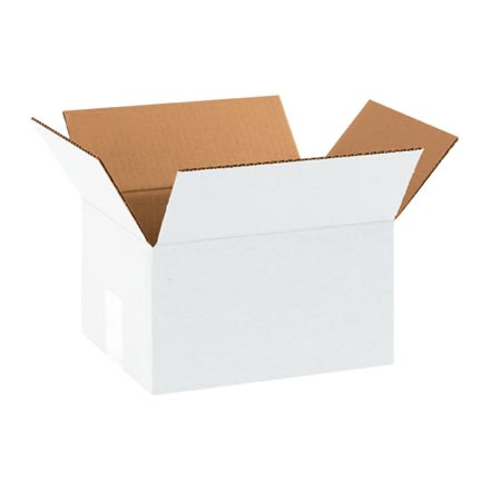 Box, 12 x 10 x 8 White 200# / 32 ECT 25 bdl./ 500 bale