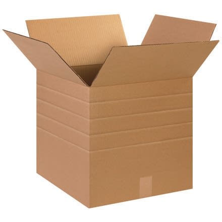 Box, 15 x 15 x 15 Multi-Depth 13, 11, 9, 7" 200# / 32 ECT 25 bdl./ 125 bale