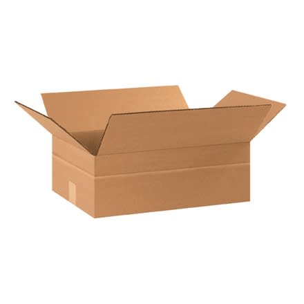 Box, 17 1/4 x 11 1/4 x 6 Multi-Depth 4" 200# / 32 ECT 25 bdl./ 500 bale