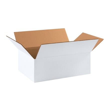 Box, 17 1/4 x 11 1/4 x 6 White 200# / 32 ECT 25 bdl./ 500 bale