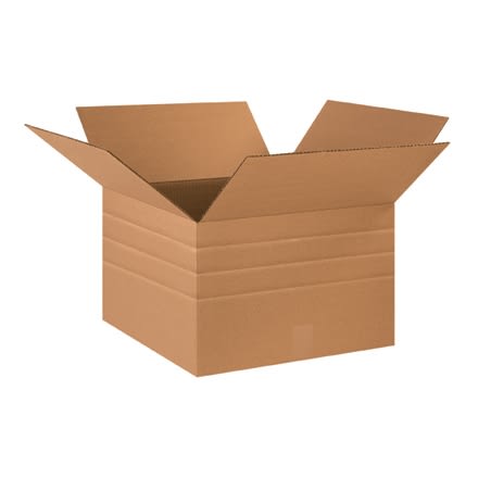 Box, 18 x 18 x 12 Multi-Depth 10, 8, 6" 200# / 32 ECT 20 bdl./ 120 bale