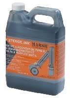 INK, STENCIL, TYPE K, RED, QUART