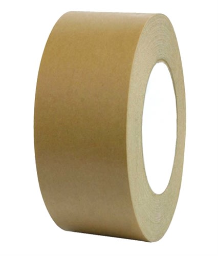 TAPE, KRAFT FLATBACK,  1" X 60 YARD, 6 MIL, TAN, 48 ROLLS/CASE