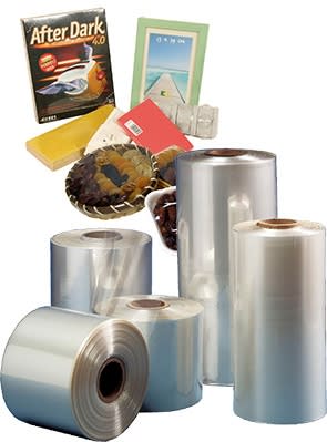 FILM, SHRINK, 10" X 1500' 100 GAUGE PVC, CENTERFOLDED