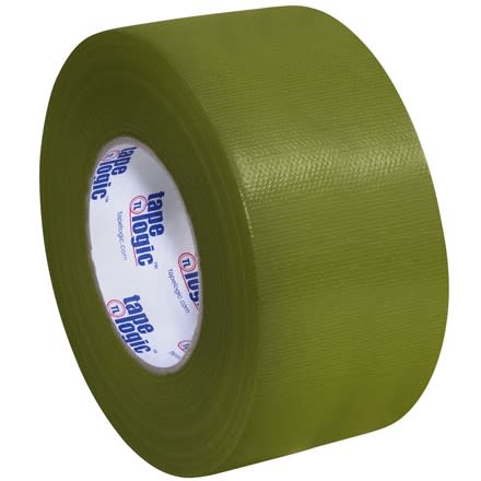 TAPE, DUCT, 3" X 60 YD, 16 RLS/CASE, OLIVE GREEN 10 MIL