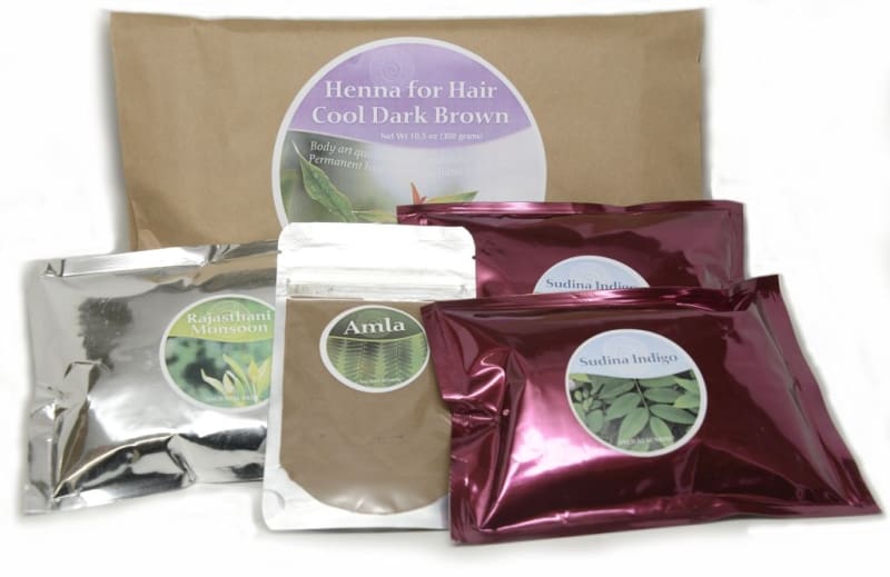 photo of Ancient Sunrise Henna For Hair Cool Dark Brown Kit