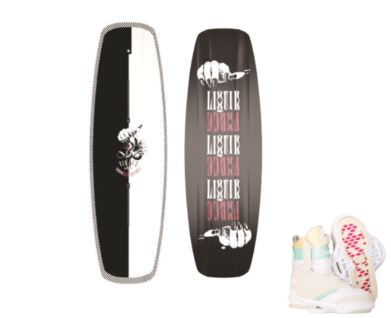 Liquid Force Virago Wakeboard and Vida Bindings Package 2023