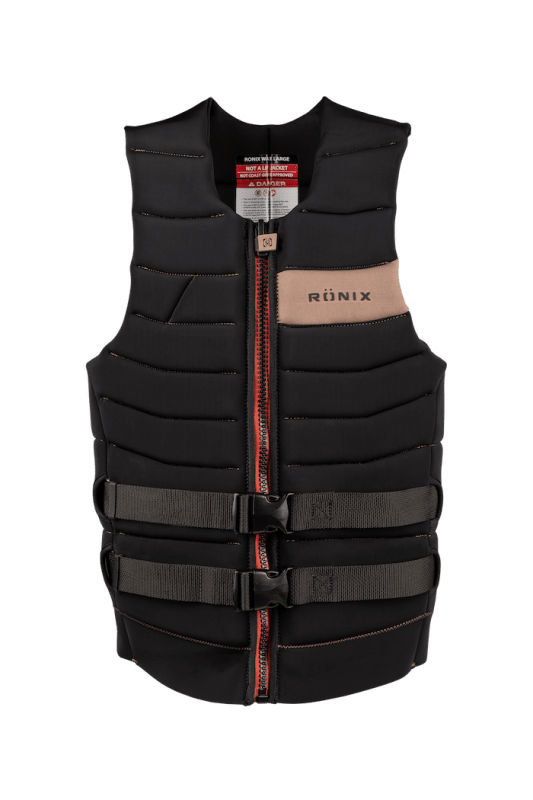 2026 Ronix Vader - CE Approved Impact Vest - Black / Mocha