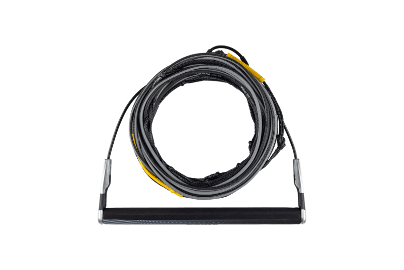 2026 Ronix One Combo - Hide Grip 1.25 in. Dia. w/80 ft. 5-Sect. R8 Rope - Chrome / Black