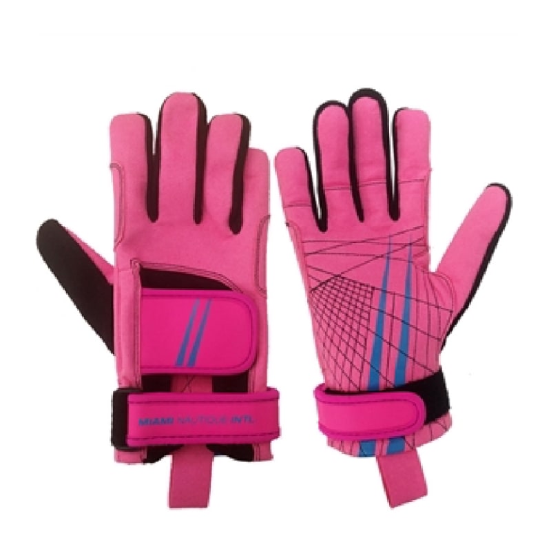 Miami Nautique Water Ski Thin Gloves in Pink (v 2)