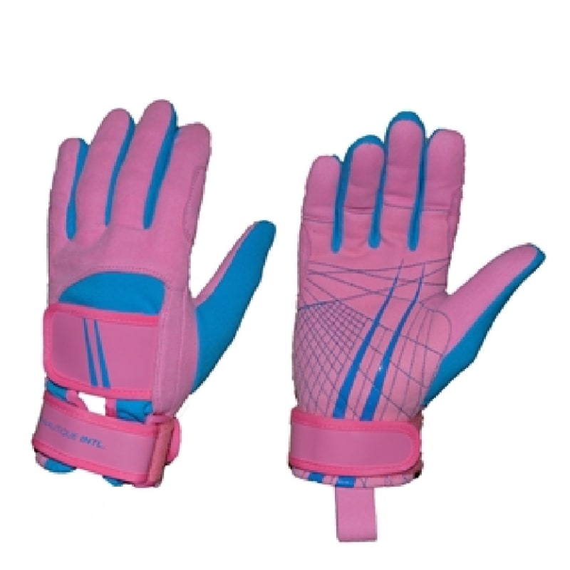 Miami Nautique Water Ski Thin Gloves in Pink and Blue(v 2)