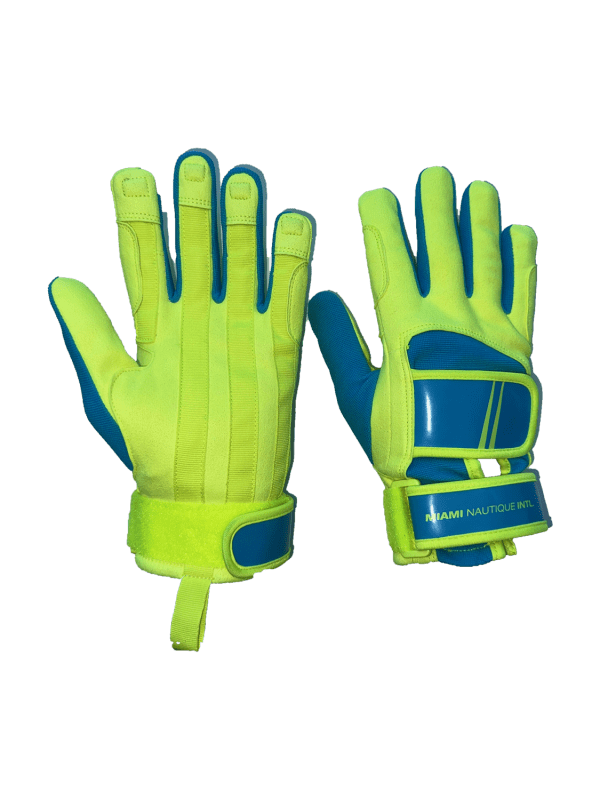 Miami Nautique Water Ski Thin Gloves  Yellow