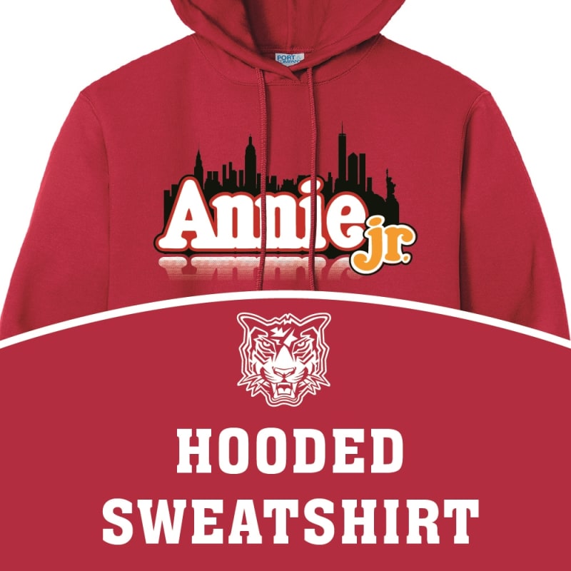Amherst Annie Hooded Sweatshirt  with Amherst Tigers Logo