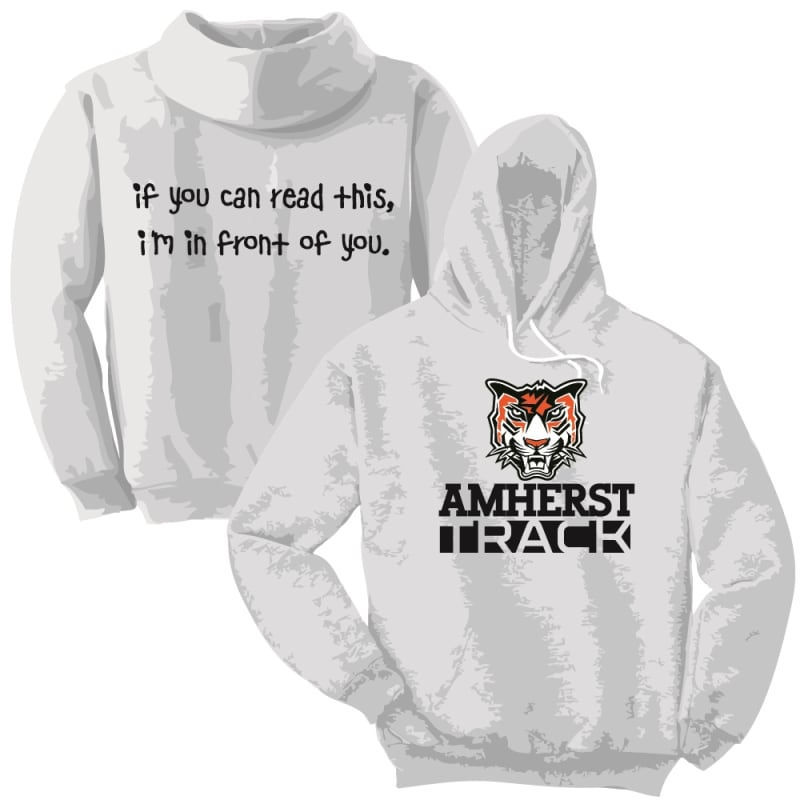 Amherst Track Hoodie with logo