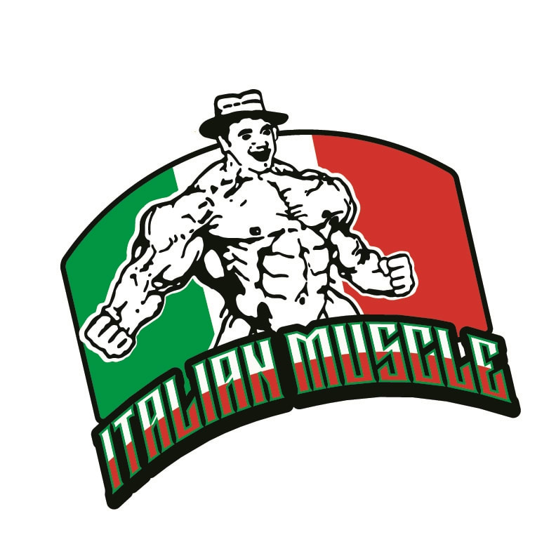 Italian muscle decal in full color. Waterproof and suitable for vehicles.