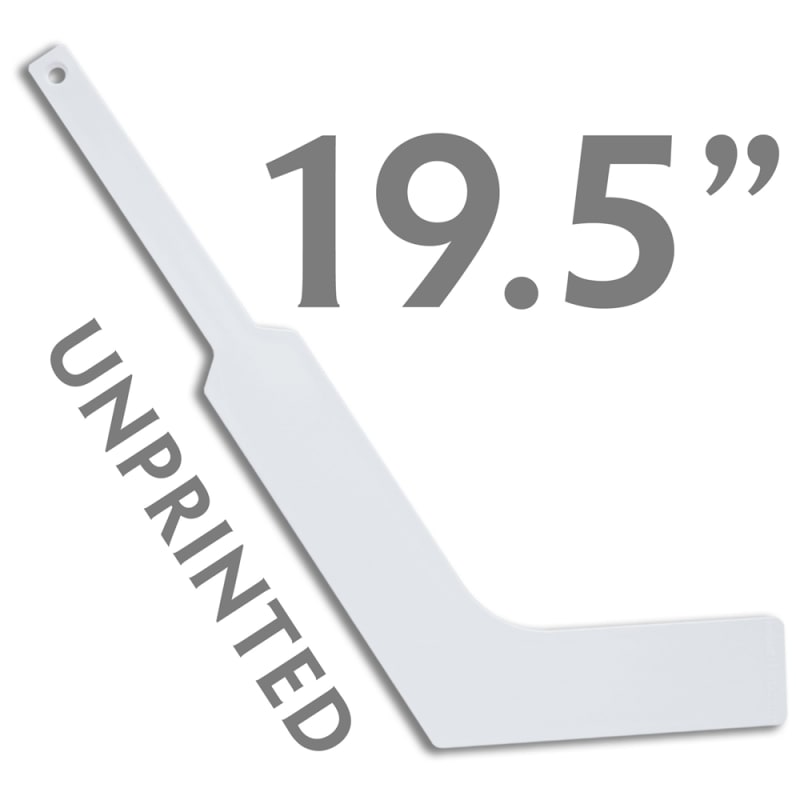 White  mini goalie stick for knee hockey, mini hockey sticks made by ministixx. Ministicks.com is the premier retailer of ministixx.