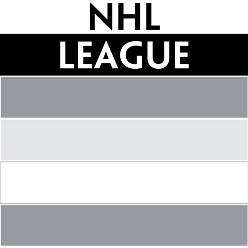 NHL League colors custom printed mini hockey stick. Personalized mini hockey stick by ministixx.League